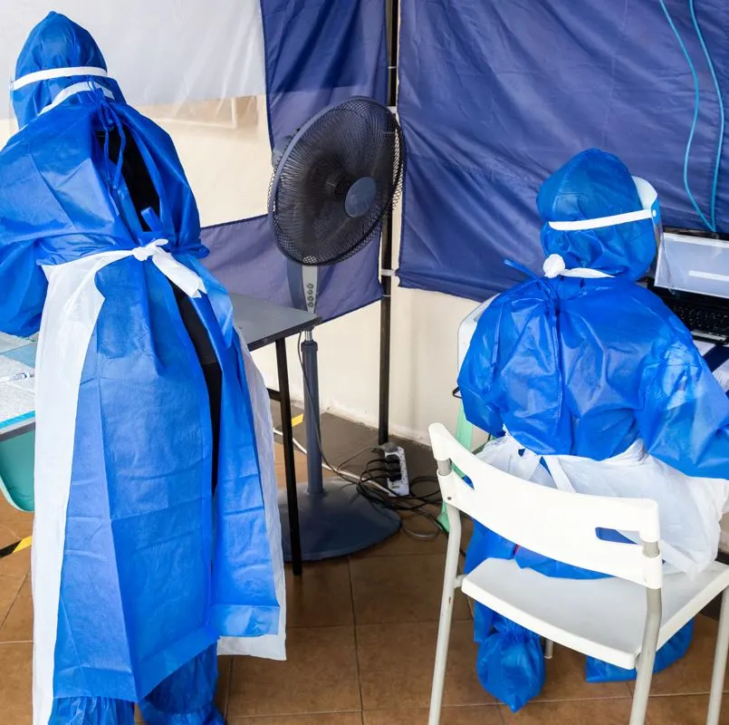 COVID Testing Tent