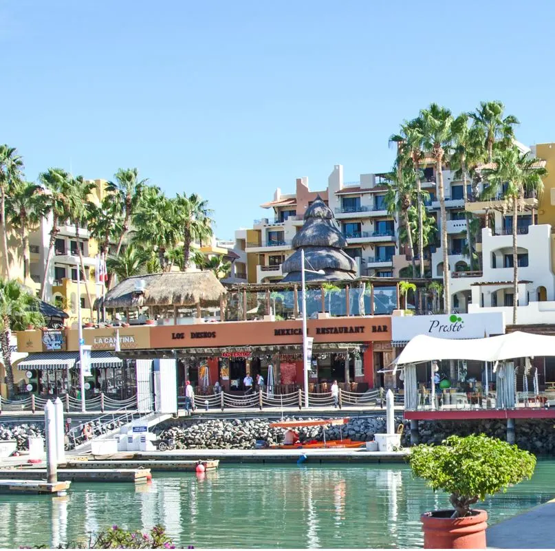 Restaurant Area In Cabo San Lucas Port