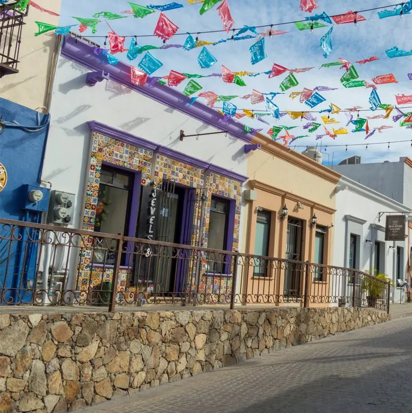 Street In San Jose Del Cabo Center