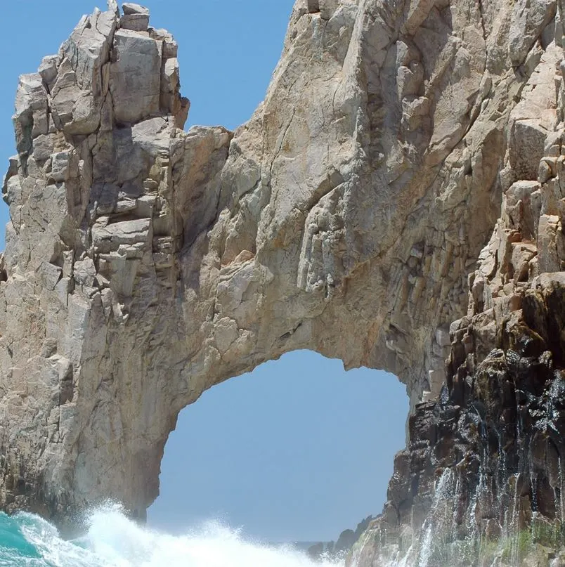 Up Close View of Cabo Arch