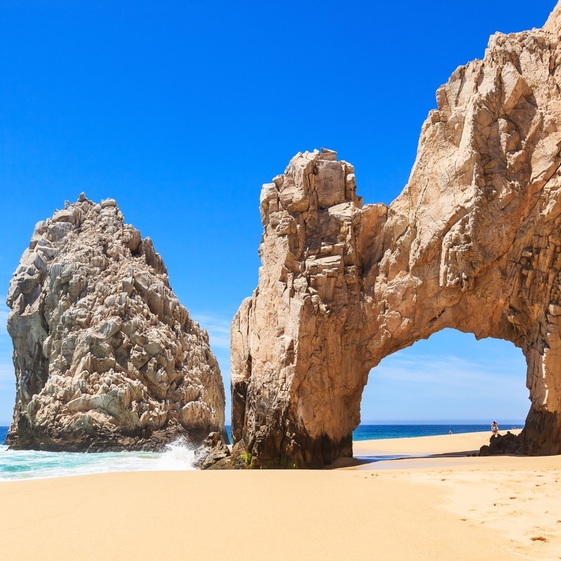 Beach near the arch