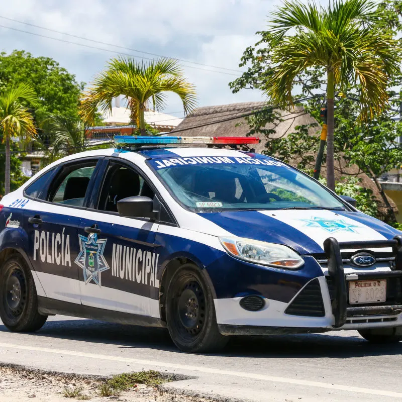 police car in mexico