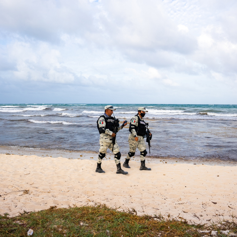 two mexican army soldiers