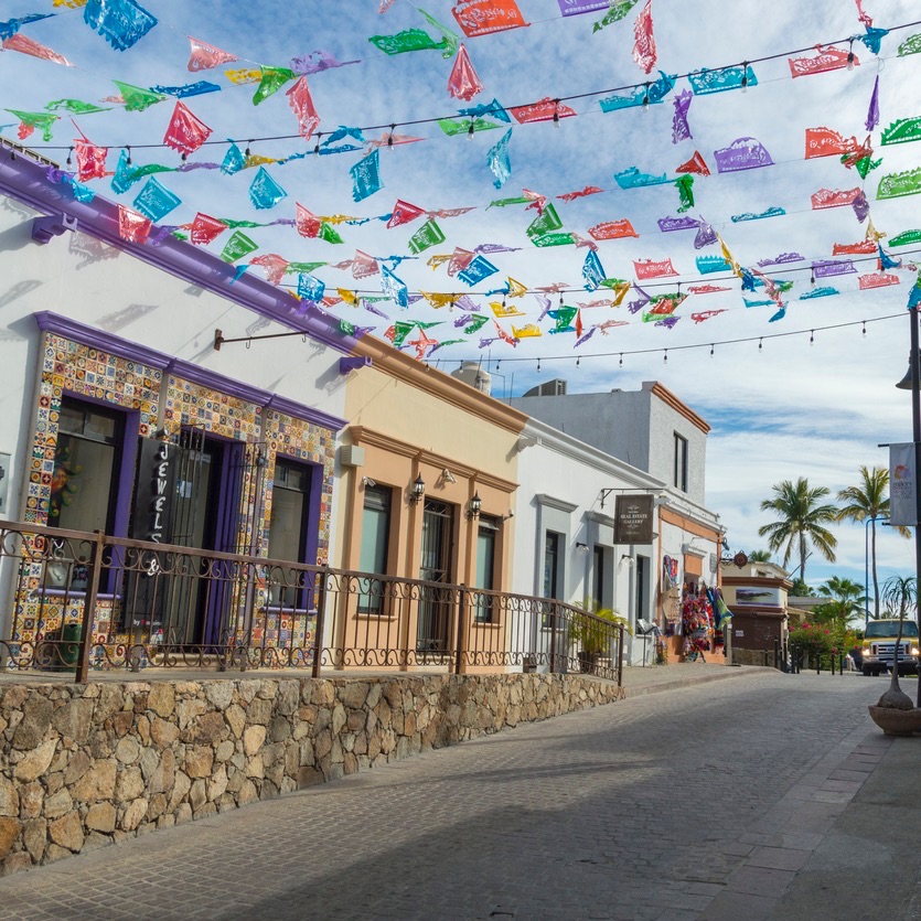 Picturesque and Colorful Mexican Town of San Jose Del Cabo
