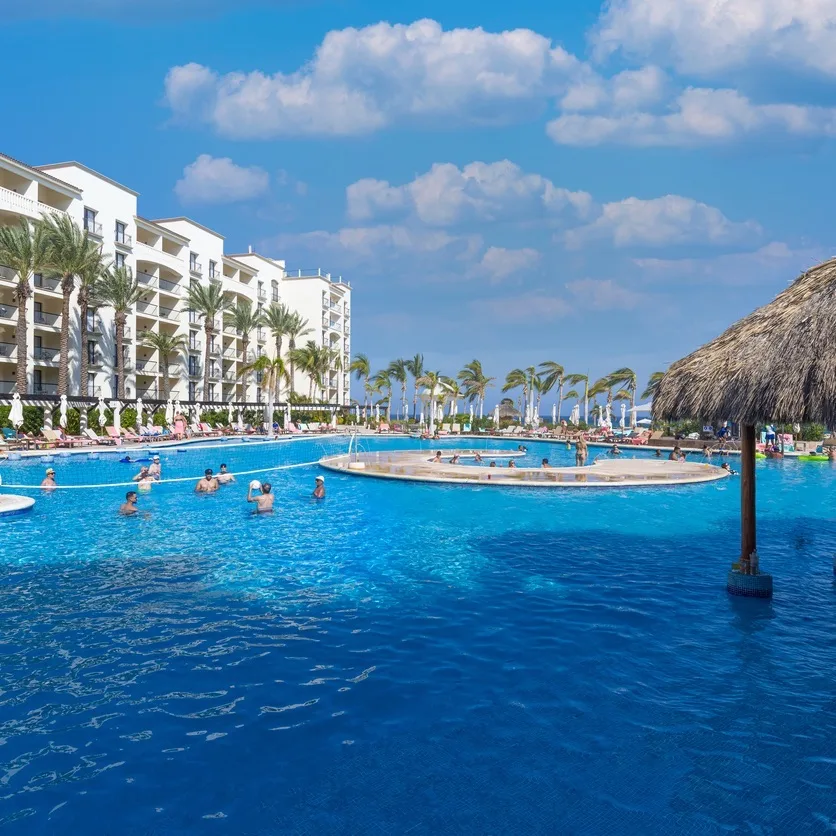 Hotels located along the scenic beaches, playas of San Jose del Cabo in Hotel Zone, Zona Hotelera