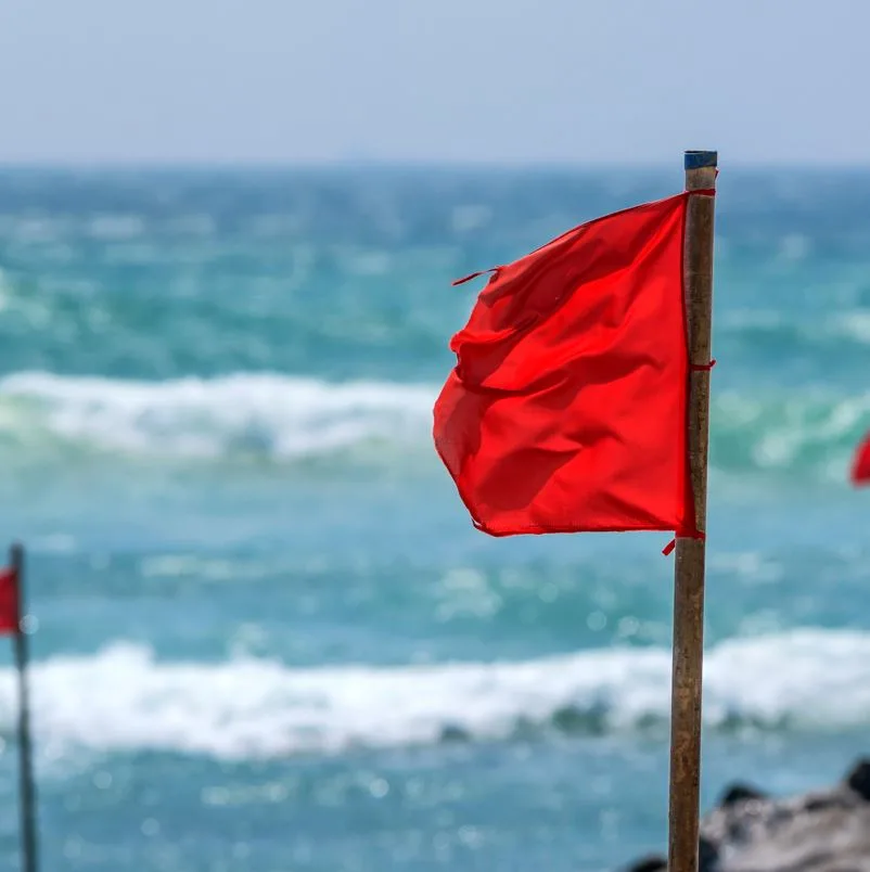 Beach Warning Flag