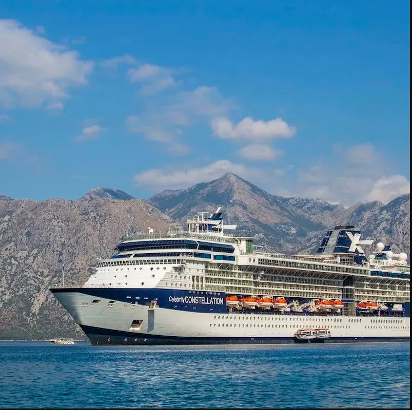 Celebrity Cruise Ship in the ocean