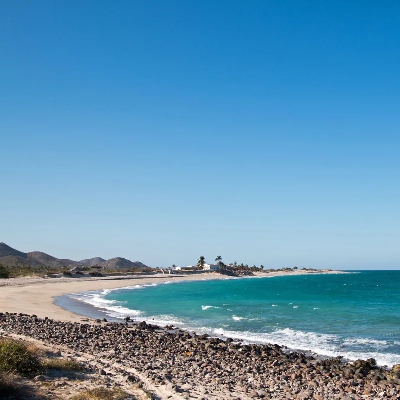 beach at Cabo Pulmo National Park in Cabo San Lucas Baja Mexico