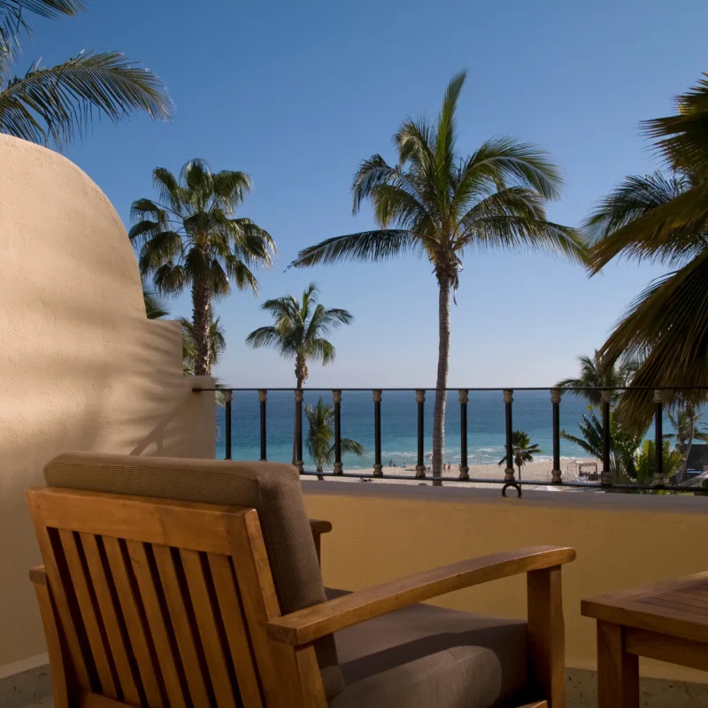 hotel room balcony in Los Cabos