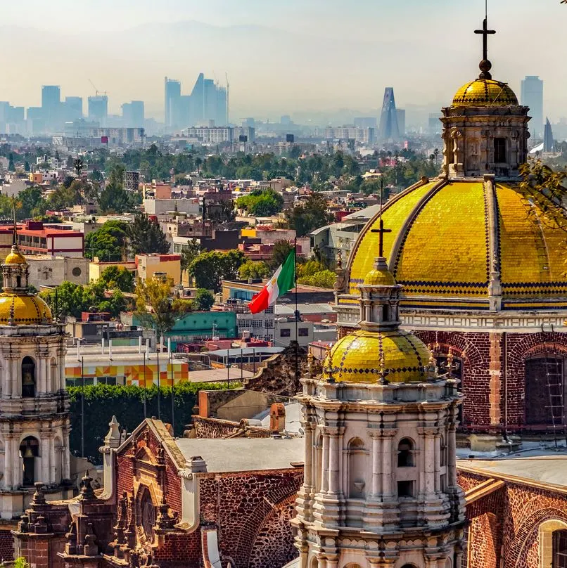 Views of the Mexico City cathedral