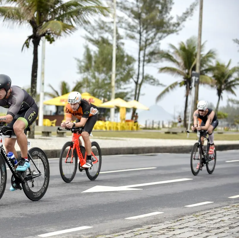 Cyclers by the beach