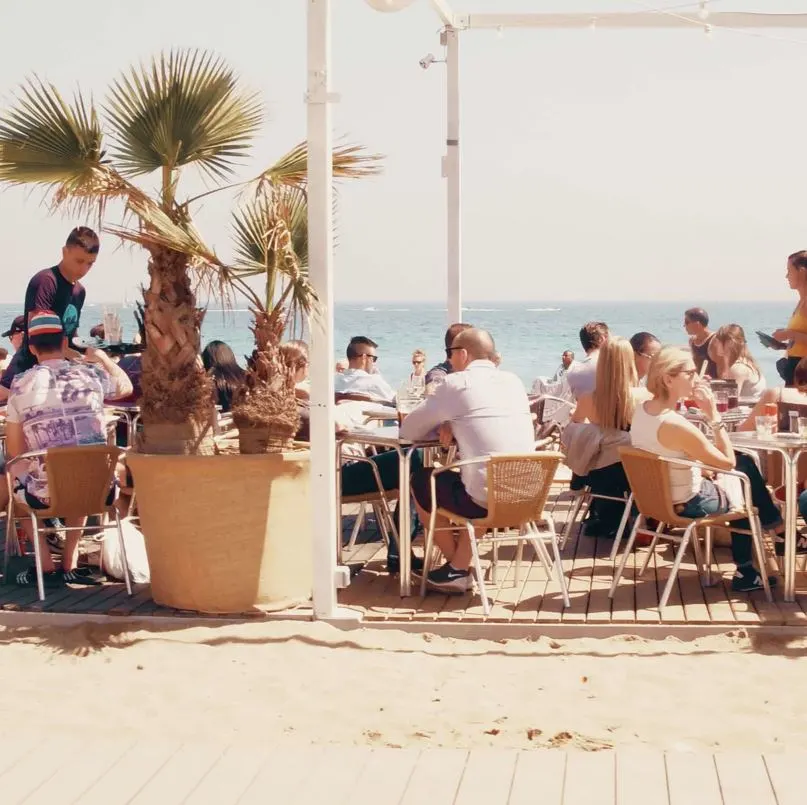 Beachside restaurant