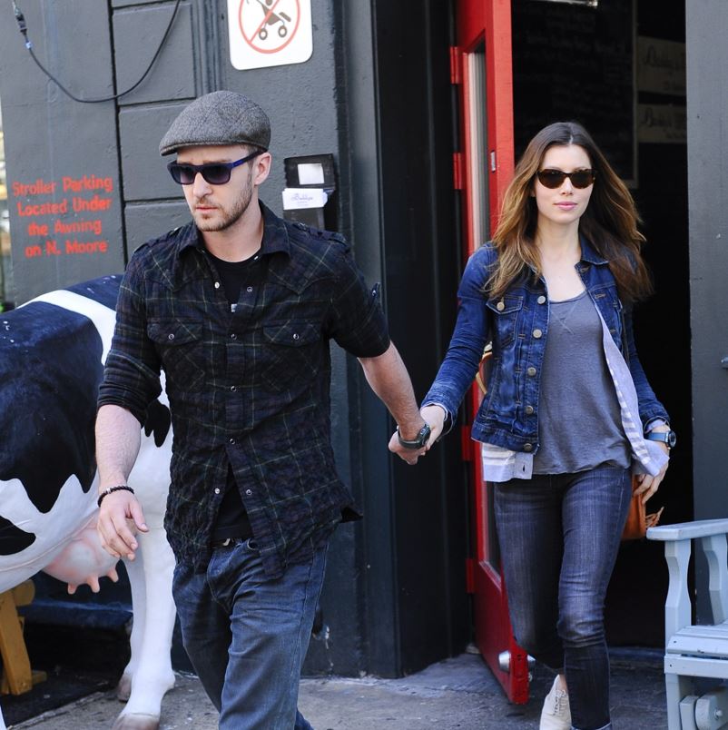Justin Timberlake and Jessica Biel on Date