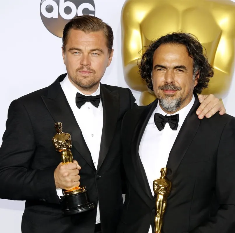 Leo Dicaprio with Mexican Director Alejandro G Iñarritu