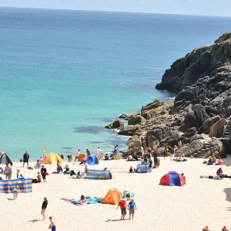 People on beach