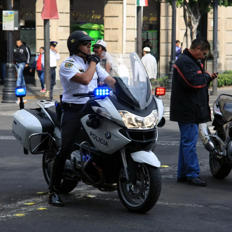 Mexican police officer