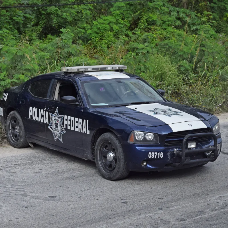 police car in mexico