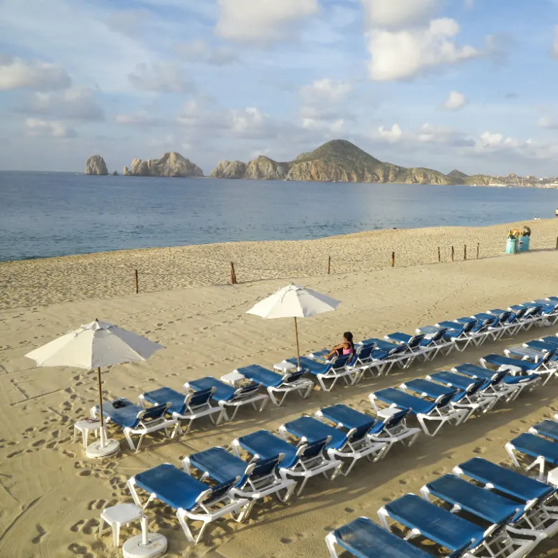 Beautiful View of a Cabo San Lucas Beach and Land's End