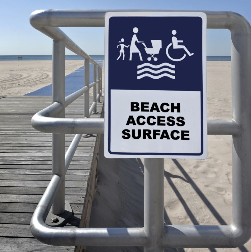 Beach access for those with reduced mobility