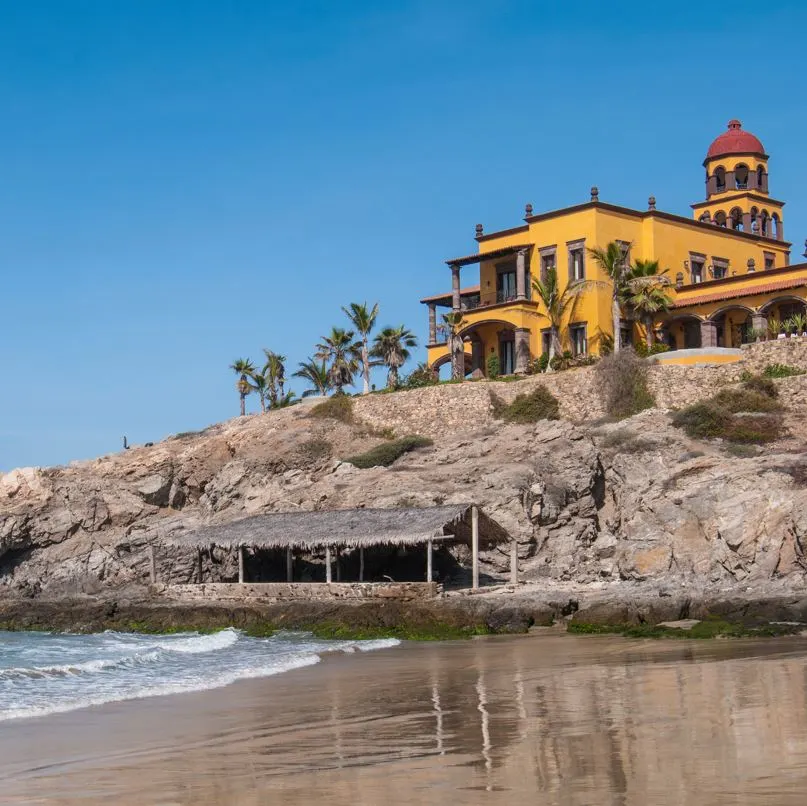  Church on a cliff near the ocean