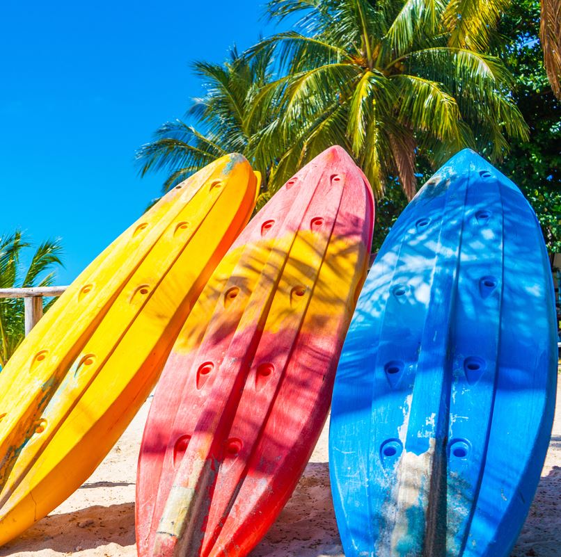 Kayaks For Rent On Beach