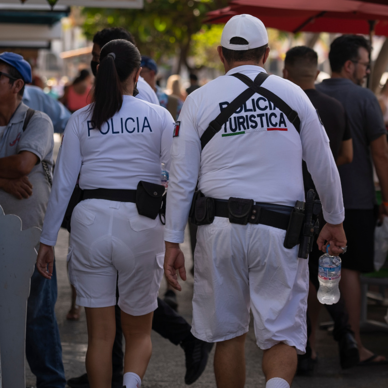 tourist police patrolling