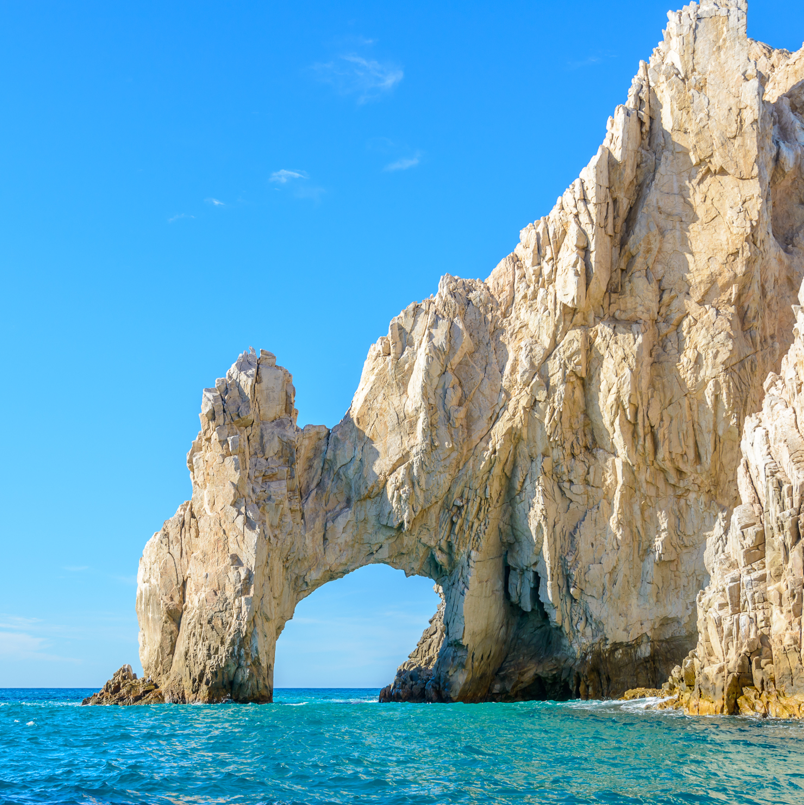 Los Cabos arches in the beach