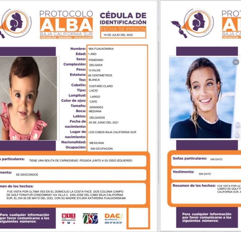 Alba Protocol Picture of Missing Mother & Daughter