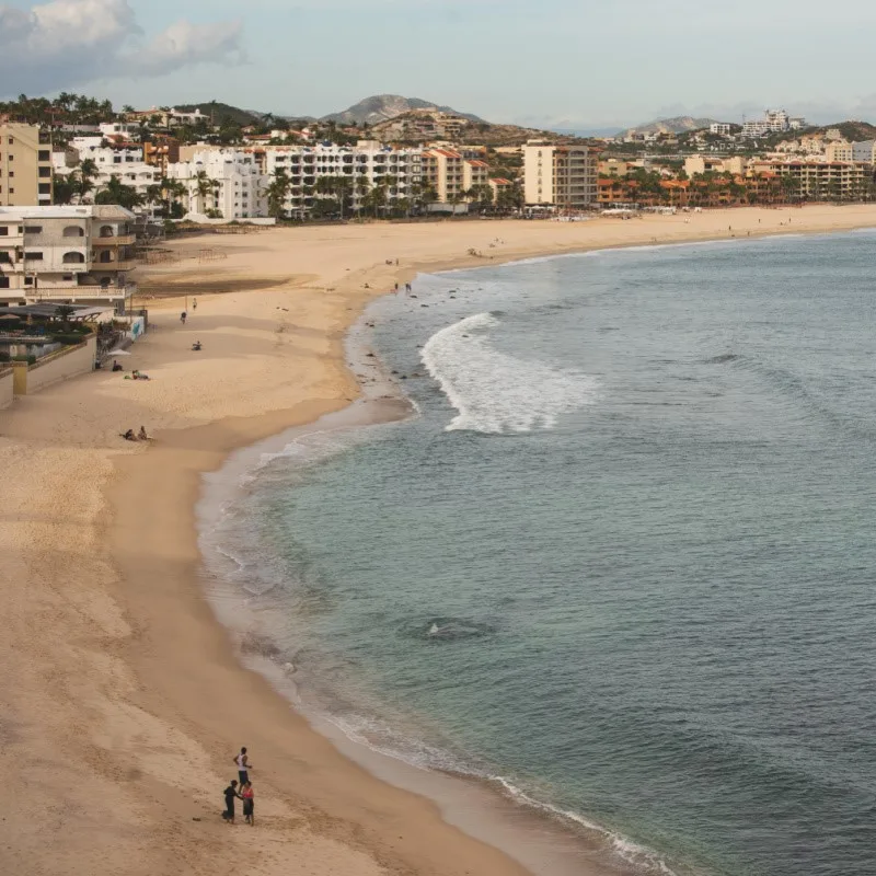 Cloudy day on a Los Cabos beach