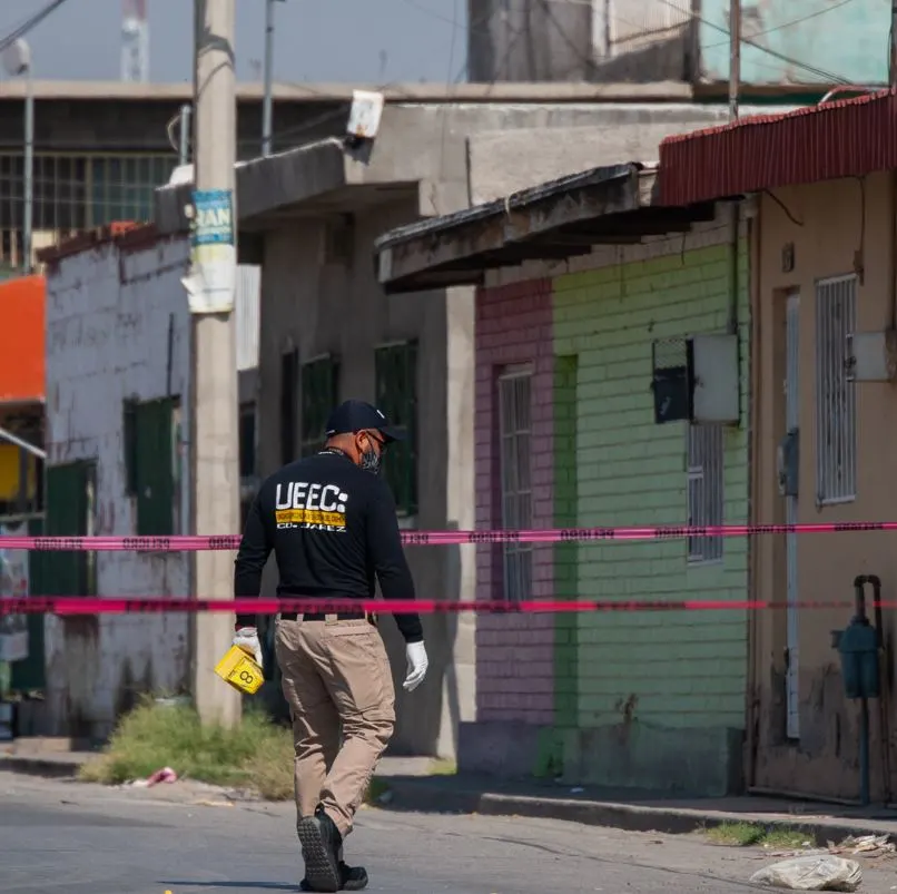 Crime Scene In Mexico