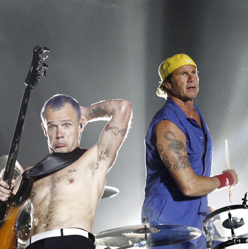 Flea & Chad Smith Playing With The Red Hot Chili Peppers