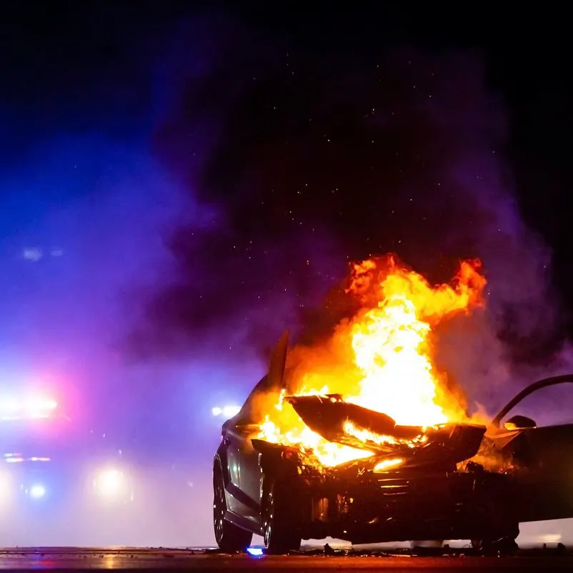 Burning Car