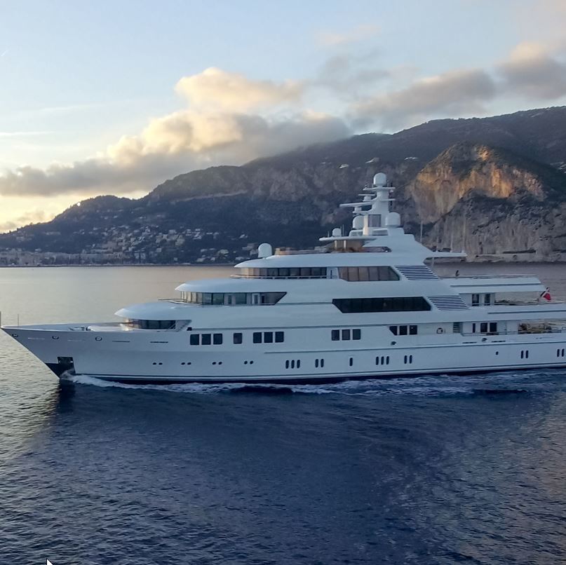 Mega Yacht In Cabo