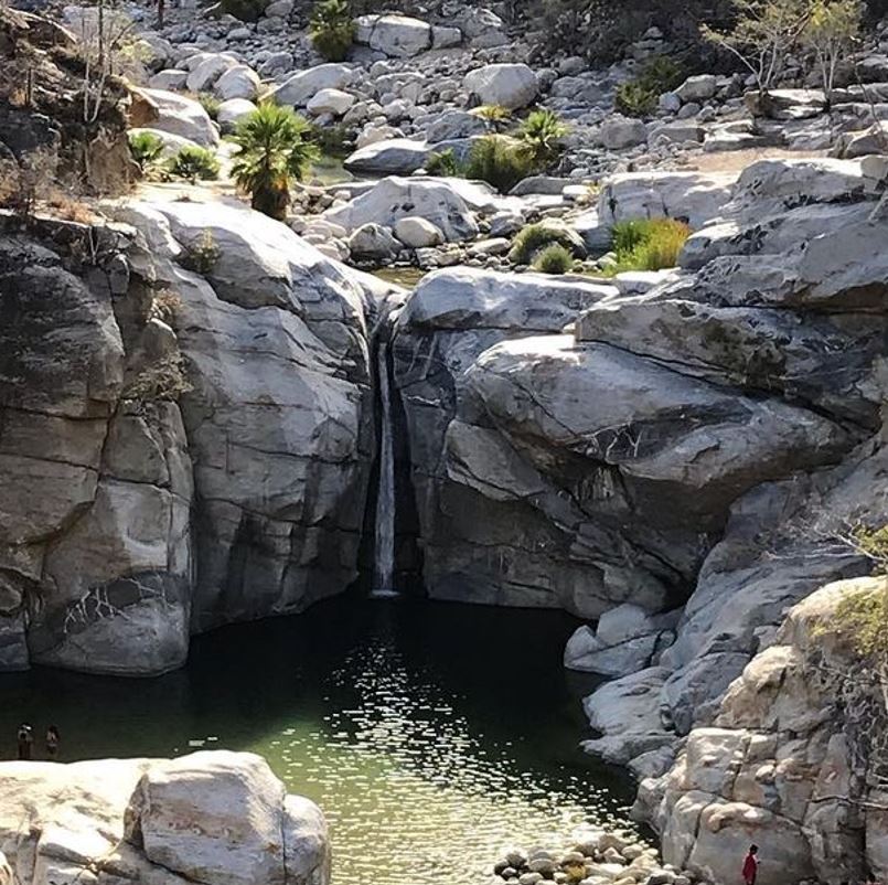 Water Fall In Rock Formation Where Tourist Lost An Arm In Cabo