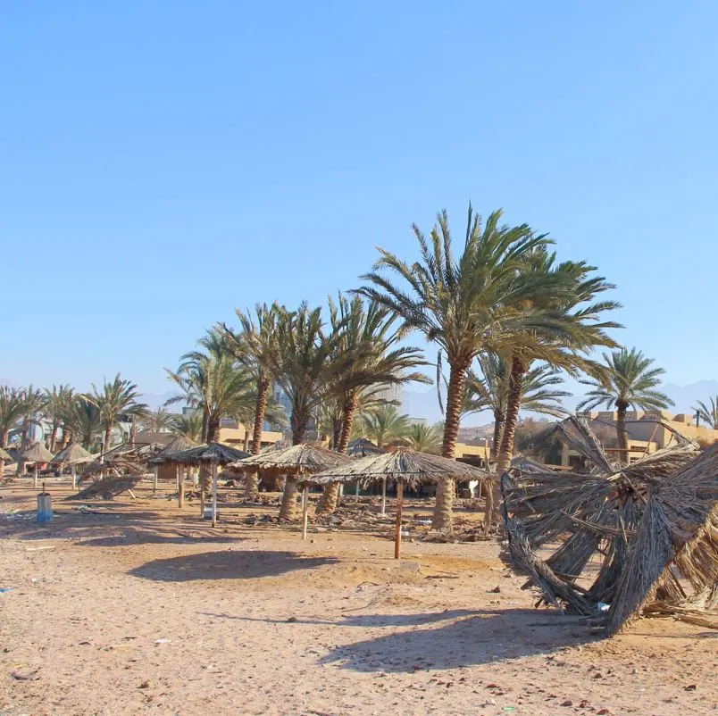 Beach Equipment Damaged In Hurricane