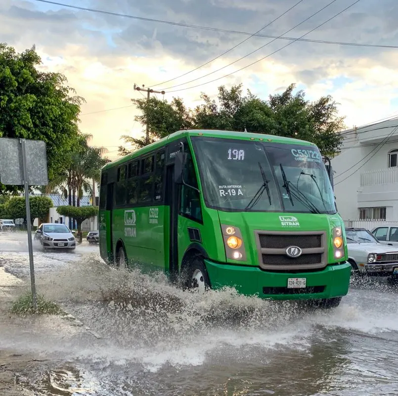 Flooded Street In Jalisco