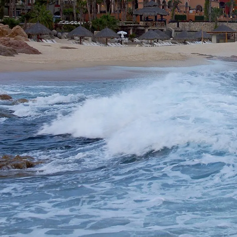 High Tide In Los Cabos Beach