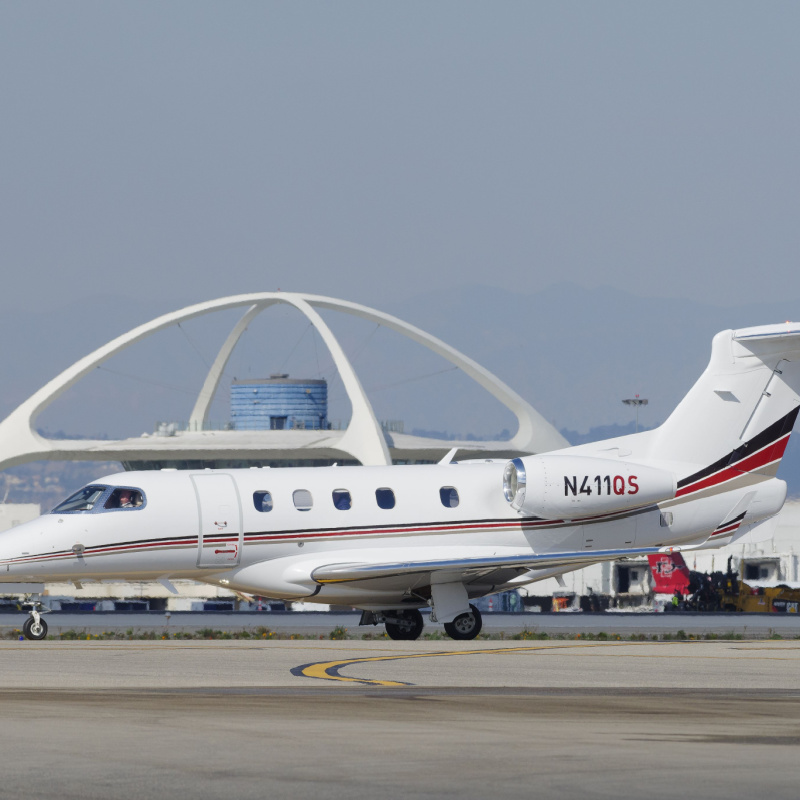 Private Plane At LAX