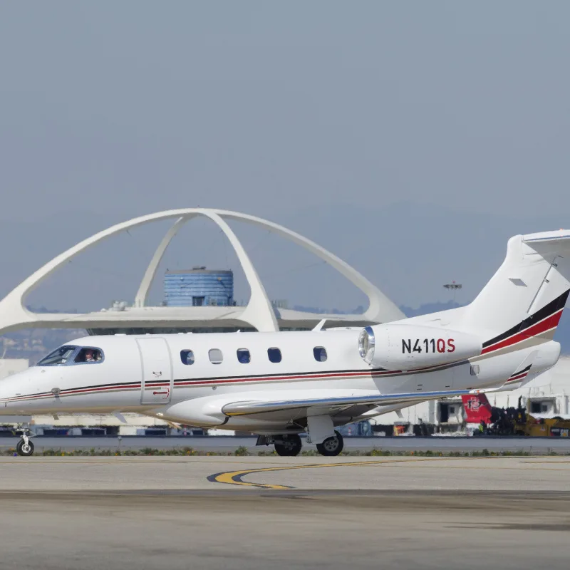 Private Plane At LAX