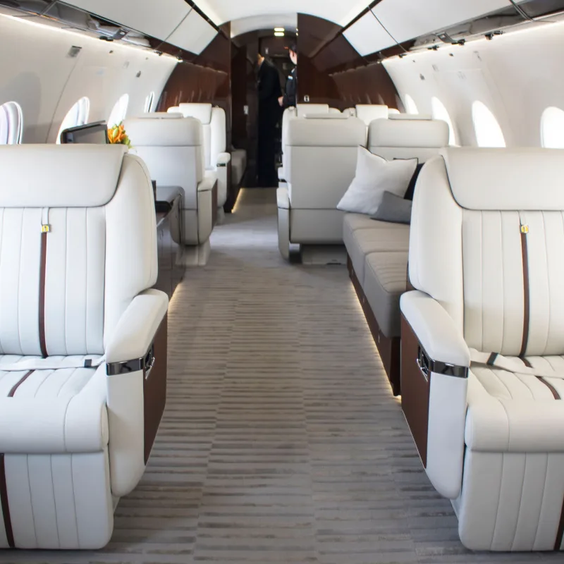 Private Plane Interior, los cabos