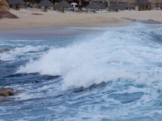 Resort Beach In Los Cabos Disappears After Hurricane Kay