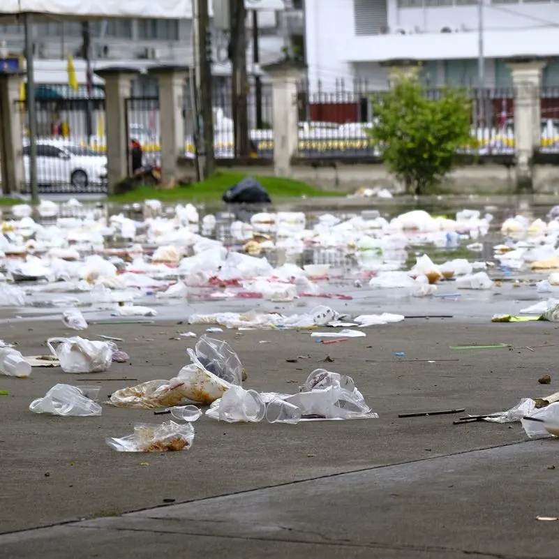 Waste Left Behind By Storm