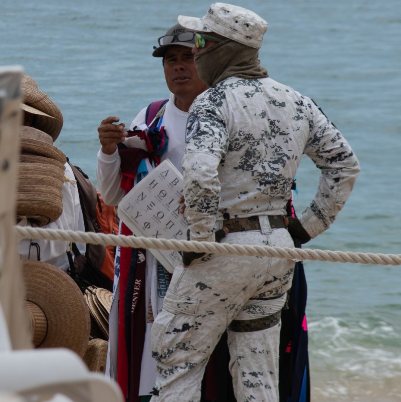 Army on Cabo Beach