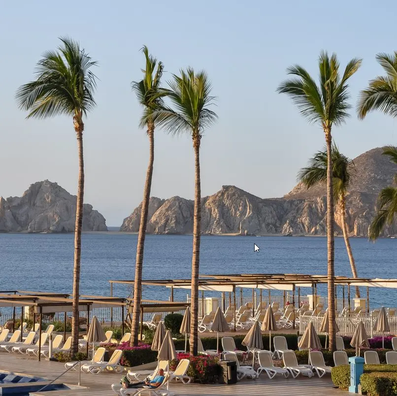 Cabo resort pool view