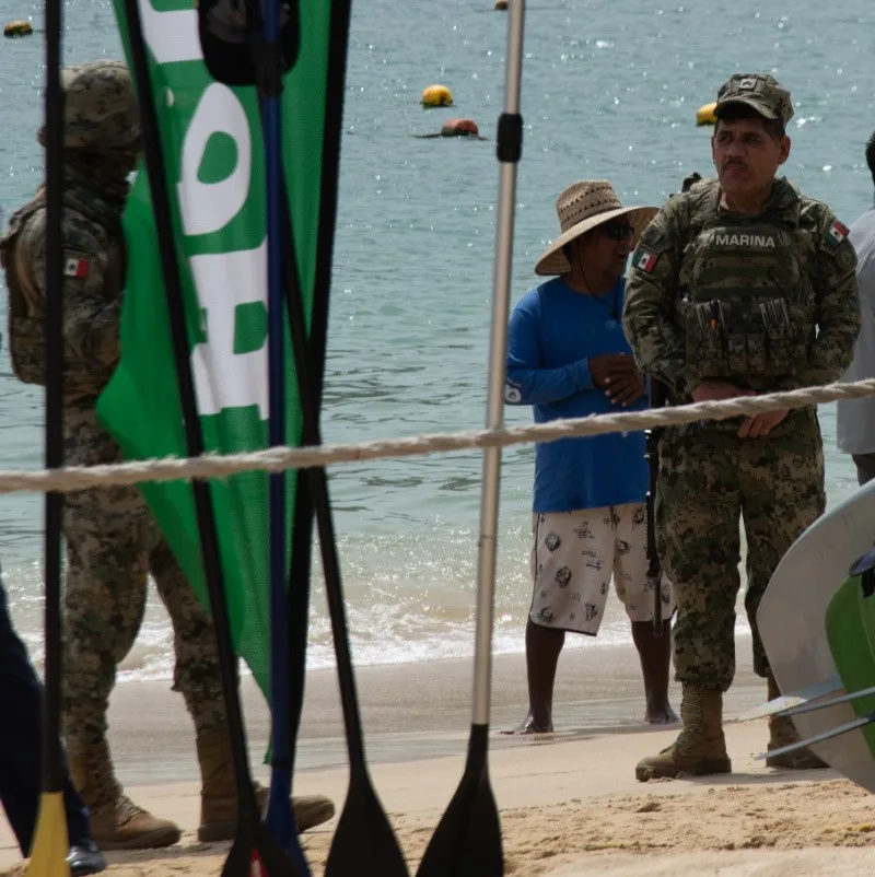 Police on Los Cabos Beach