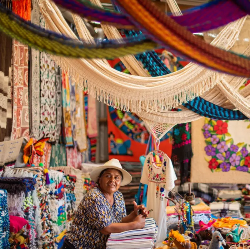 Vendor Smiling at the Camera in Todos Santos, Mexico