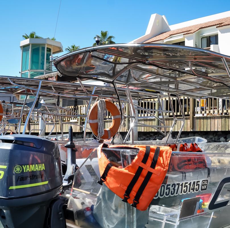boats for rent set up in the Los Cabos Marina