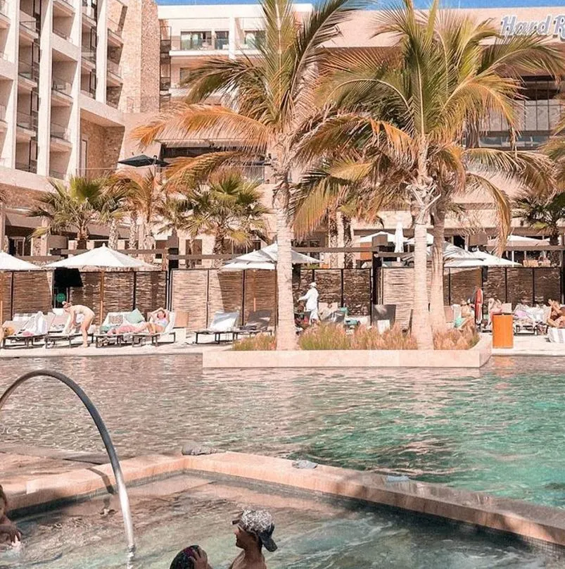 Pool Area At Hard Rock Los Cabos