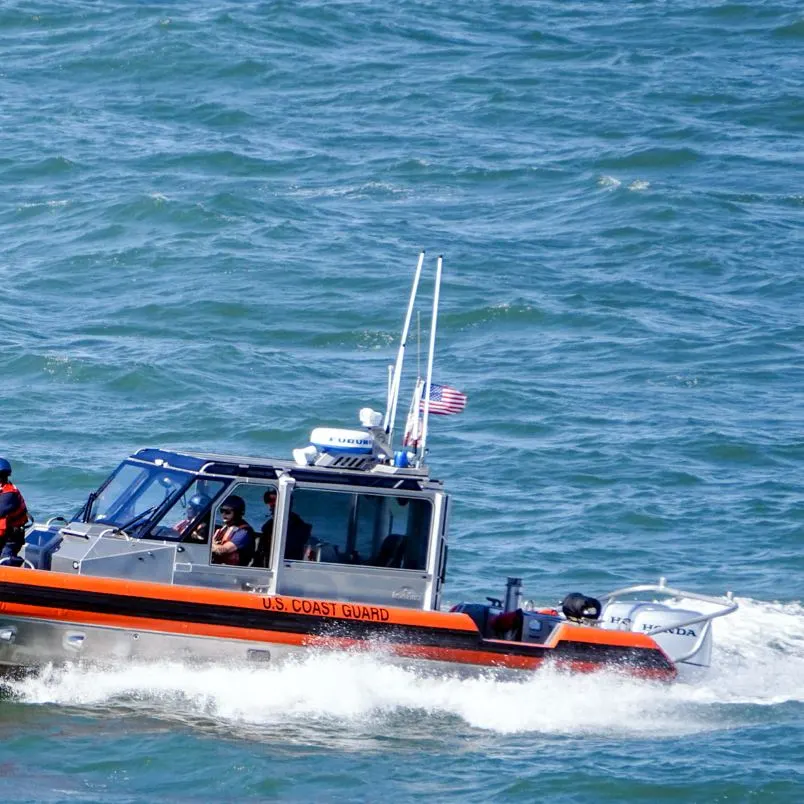 Rescue Boat Deployed To The Scene of cruise ship incident