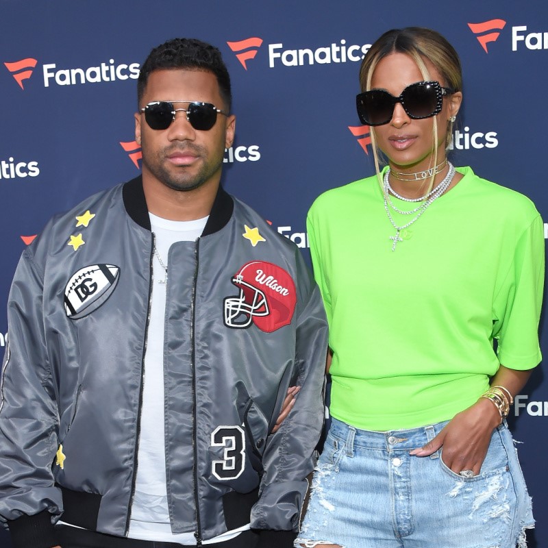 Small Russell and Ciara Wilson